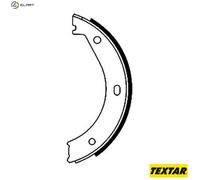 TEXTAR 91033400 Handbrake shoes
