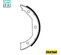 Parking Brake Shoes Rear 20mm No Handbrake Lever Fits Alpina BMW TEXTAR 91049300