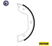 TEXTAR 91058700 Handbrake shoes