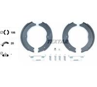 TEXTAR 91061900 Handbrake shoes