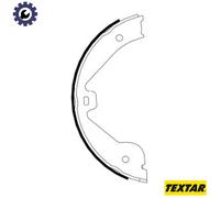 TEXTAR 91062400 Handbrake shoes