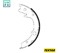 TEXTAR 91063200 Handbrake shoes