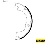Textar Brake Shoe Set 91067100 Parking Brake