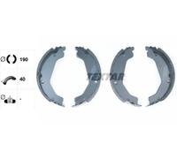 TEXTAR 91068400 Handbrake shoes
