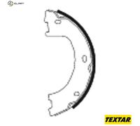 TEXTAR 91069000 Handbrake shoes