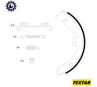 TEXTAR 91069100 Handbrake shoes