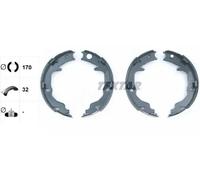 TEXTAR 91073400 Handbrake shoes