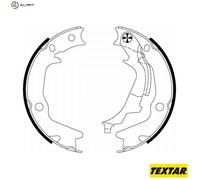 TEXTAR 91075400 Brake Shoe Set, parking brake for HYUNDAI