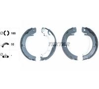 Brake Shoe Set, parking brake 91077300 TEXTAR for TOYOTA VERSO