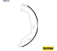 BRAKE SHOE SET PARKING BRAKE 91081300 FOR VOLVO ASIA C583Q 2.5L 5cyl XC CLASSIC