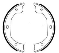 Brake Shoe Set, parking brake 91087000 TEXTAR for MAZDA FORD FORD USA