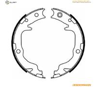 DENCKERMANN B120231 Handbrake shoes