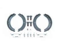 Brake Shoe Set, parking brake Coated 91044500 TEXTAR for MERCEDES-BENZ S-CLASS