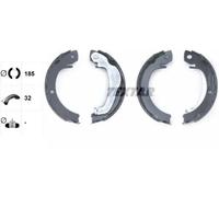 Brake Shoe Set, parking brake Coated 91074300 TEXTAR for TOYOTA COROLLA Verso