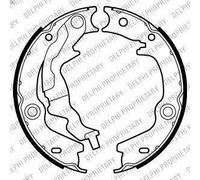 Parking Brake Brake Shoe Set Delphi LS2017 Fits Hyundai Kia Accent Rio
