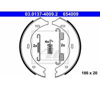 Brake Shoe Set, parking brake for MERCEDES-BENZ:eVITO Tourer,VALENTE Bus,