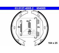 ATE Handbrake Shoes 03.0137-4005.2 with accessories MERCEDES-BENZ: C-Class Saloon, E-Class Coupe, C-Class T-modell