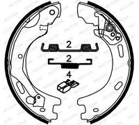 FERODO FSB4062 Handbrake shoes