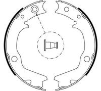 TRW GS8479 Handbrake shoes