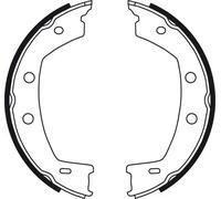 Brake Shoe Set, parking brake GS8751 TRW for LAND ROVER FREELANDER 2