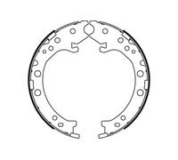 Brake Shoe Set, parking brake GS8789 TRW for HONDA CR-V III CR-V IV