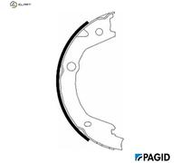 PAGID H1685N Handbrake shoes