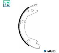PAGID H1685N Handbrake shoes