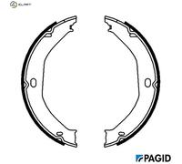 PAGID H1721N Handbrake shoes