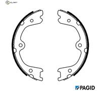 BRAKE SHOE SET PARKING BRAKE H1736N FOR RENAULT MERCEDES-BENZ NISSAN 2.3L 4cyl