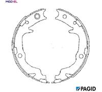 BRAKE SHOE SET PARKING BRAKE H1738N FOR MITSUBISHI OUTLANDER/II/Van ECLIPSE/IV