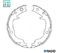 BRAKE SHOE SET PARKING BRAKE H1738N FOR MITSUBISHI OUTLANDER/II/Van ECLIPSE/IV