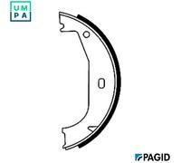 PAGID H8895N Handbrake shoes