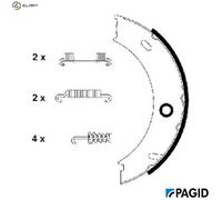 PAGID H9470N Handbrake shoes