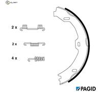 PAGID H9510N Handbrake shoes