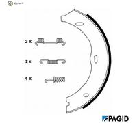 PAGID H9685N Handbrake shoes