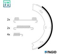 PAGID H9930N Handbrake shoes