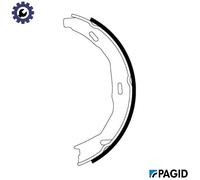BRAKE SHOE SET PARKING BRAKE H9935N FOR MERCEDES-BENZ OM646.811/812 2.1L 4cyl