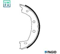 BRAKE SHOE SET PARKING BRAKE H9980N FOR LAND ROVER 224DT/DW12BTED4 2.2L 4cyl
