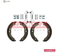 Brake Shoe Set, parking brake Rear Axle JQ212040 KAMOKA for FIAT PEUGEOT CITROËN