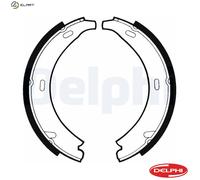Delphi LS1371 Rear Axle Brake Shoes Set For Chrysler Mercedes Porsche Genuine OE