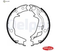 Delphi LS2011 Rear Axle Brake Shoes Set For Hyundai Getz i10 i20 I KIA Soul