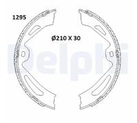 DELPHI LS2179 Handbrake shoes