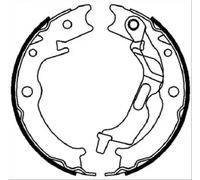 Brake Shoe Set, parking brake Rear Axle C00011ABE ABE for CHEVROLET DAEWOO