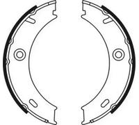 Brake Shoe Set, parking brake Rear Axle CRM003ABE ABE for MERCEDES-BENZ VW