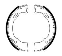 Brake Shoe Set, parking brake Rear Axle CRY008ABE ABE for FORD USA JEEP