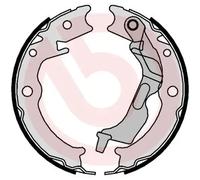 BREMBO Handbrake Shoes S 10 520 with handbrake lever PORSCHE: Panamera