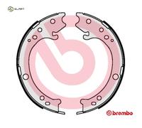 BREMBO S 28 517 Handbrake shoes