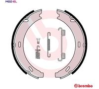 BRAKE SHOE SET PARKING BRAKE S 50 502 FOR MERCEDES-BENZ C-CLASS 124/T-Model 2.2L