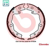 Brake Shoe Set, parking brake S 56 545 BREMBO for NISSAN TOYOTA RENAULT