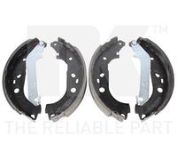 Brake Shoe Set Rear 228.6 mm Diameter Braking System Fits Ford Focus NK 2725728